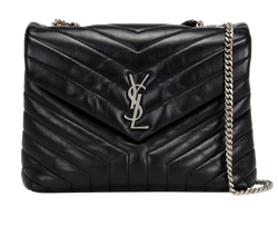 Large LouLou, Leather, Black, 574946, DB, 2*